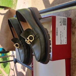 Ferragamo Bleecker Loafer Loden Calf Size 10.5
